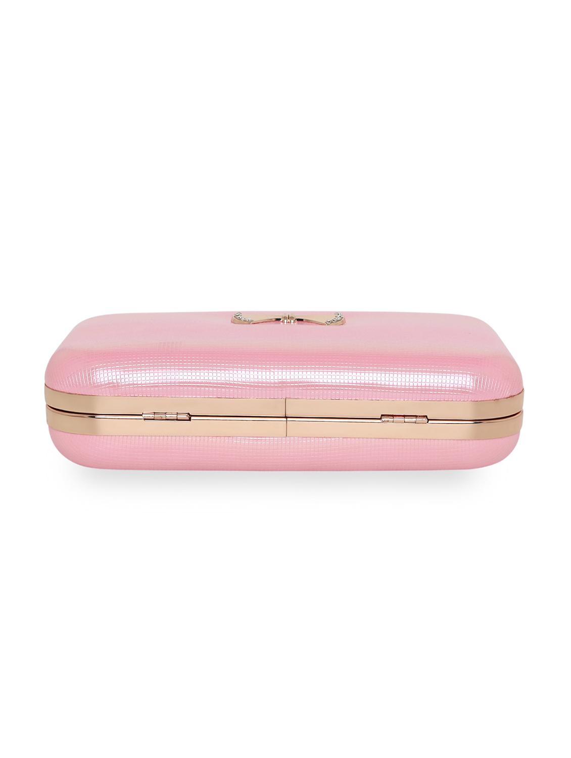 pink embellished box clutch - 18393918 - Zoom Image - 4