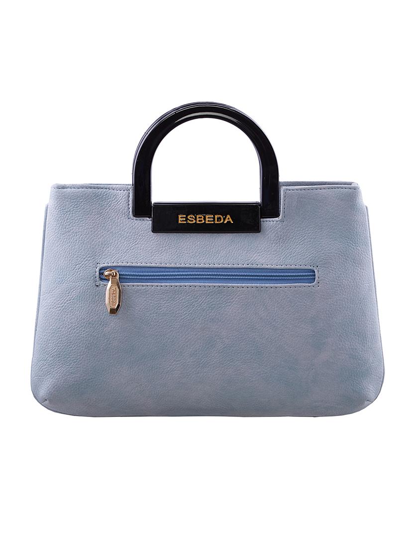blue leatherette (pu) regular handbag - 18394050 - Zoom Image - 2