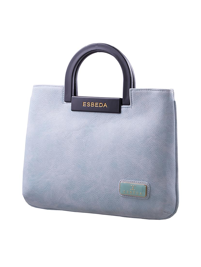 blue leatherette (pu) regular handbag - 18394050 - Zoom Image - 5