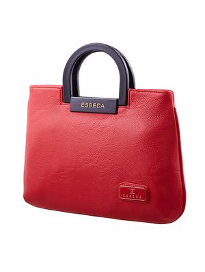 red leatherette (pu) regular handbag - 18394053 - Standard Image - 5