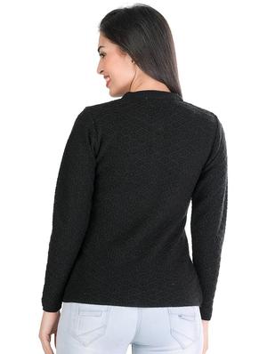 long sleeved solid cardigan - 18395001 - Standard Image - 3