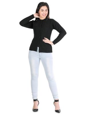 long sleeved solid cardigan - 18395001 - Standard Image - 4