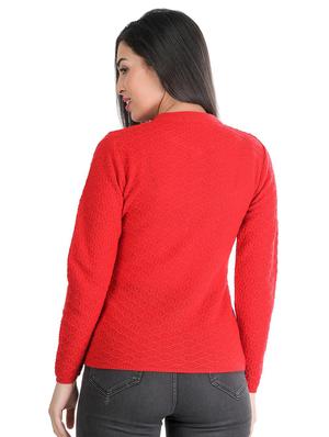 long sleeved solid cardigan - 18395002 - Standard Image - 3