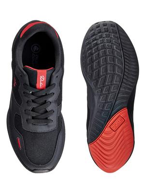 black lace up sport shoe - 18395115 - Standard Image - 4