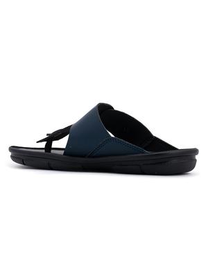 men navy slip on slipper - 18395282 - Standard Image - 3