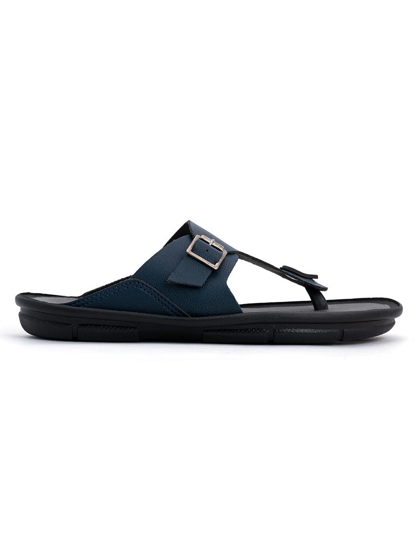 men navy slip on slipper - 18395282 - Zoom Image - 2