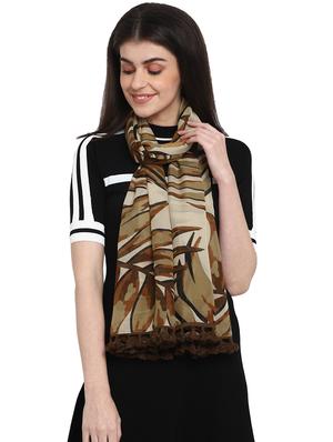 brown polyester stole - 18395295 - Standard Image - 2