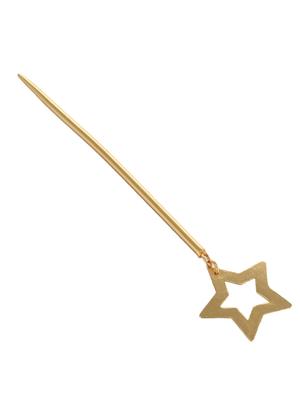 pentagon gold shooting star hairstick for women - 18395522 - Standard Image - 4