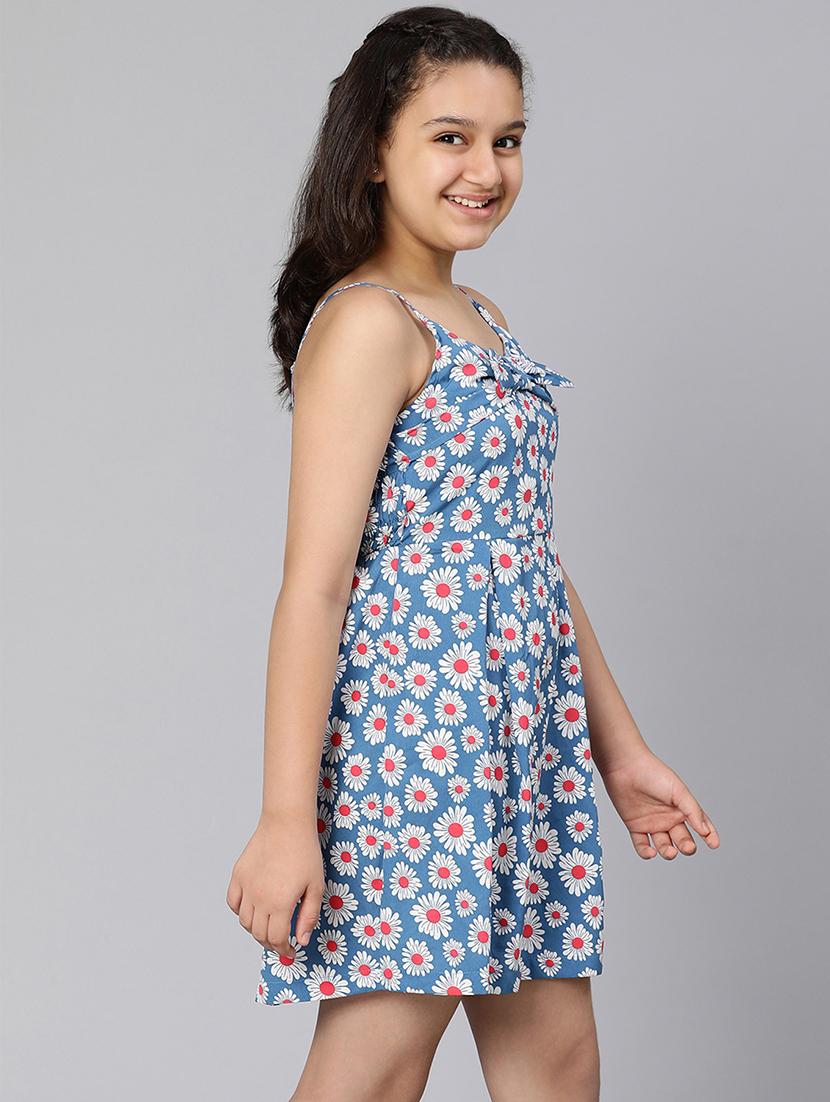 blue floral frock - 18395695 - Zoom Image - 2