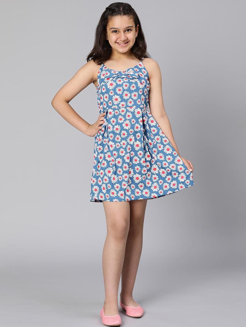 blue floral frock - 18395695 - Zoom Image - 4