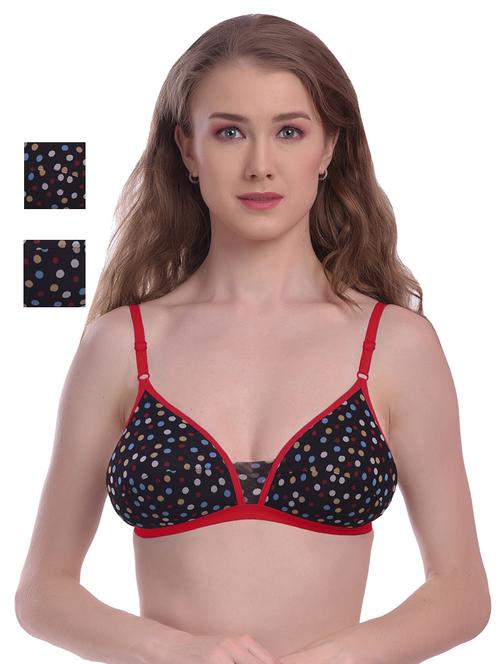 pack of 3 polka dot t-shirt bra - 18395973 - Standard Image - 1