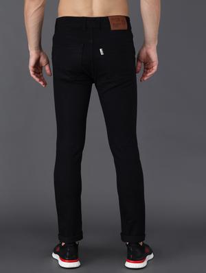black plain denim jean - 18396061 - Standard Image - 5