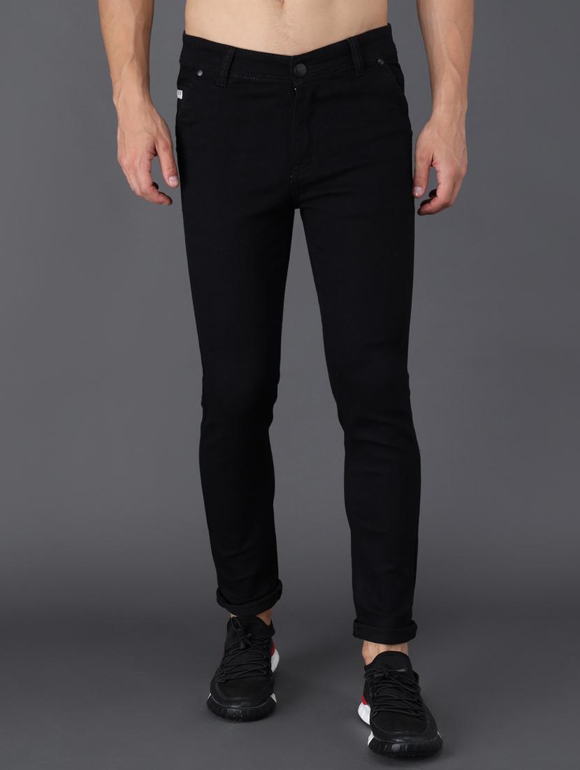 black plain denim jean - 18396061 - Zoom Image - 2