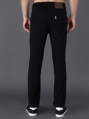 black slash knee denim jean - 18396062 - Standard Image - 5
