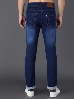 blue slash knee denim jean - 18396063 - Standard Image - 5