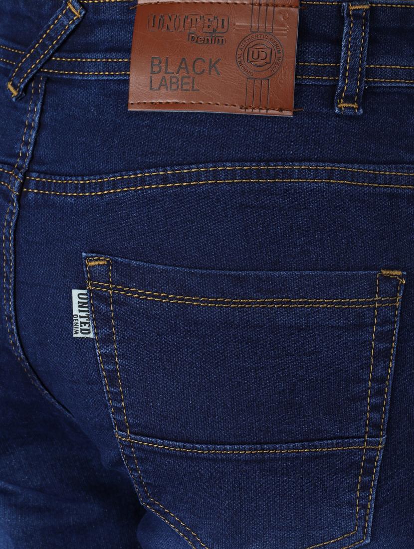 blue slash knee denim jean - 18396063 - Zoom Image - 6