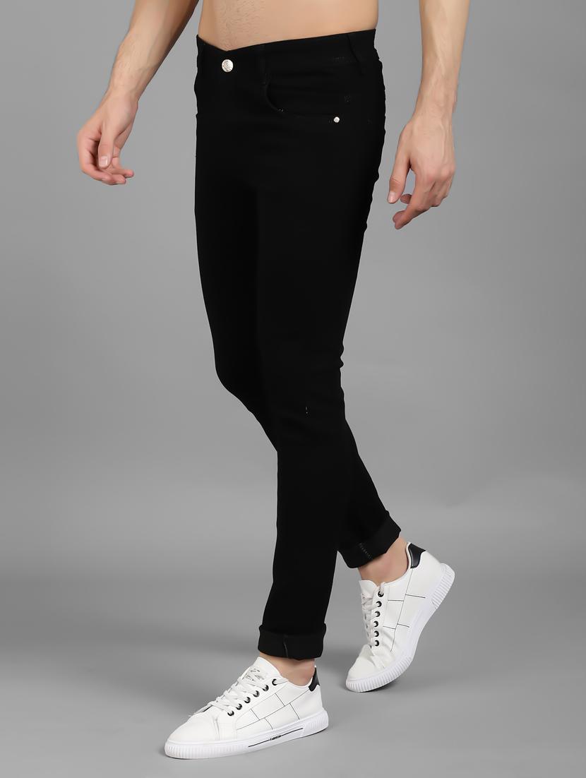 black plain denim jean - 18396075 - Zoom Image - 2