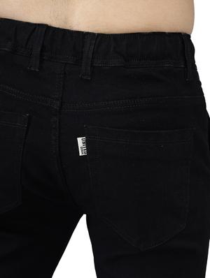 black plain denim jean - 18396079 - Standard Image - 5