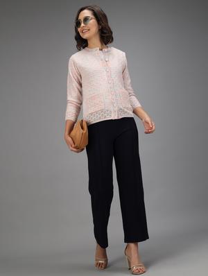 long sleeved solid cardigan - 18396105 - Standard Image - 4