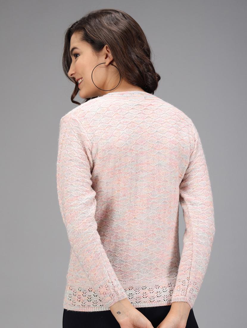 long sleeved solid cardigan - 18396105 - Zoom Image - 3