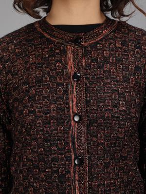 long sleeved solid cardigan - 18396110 - Standard Image - 5