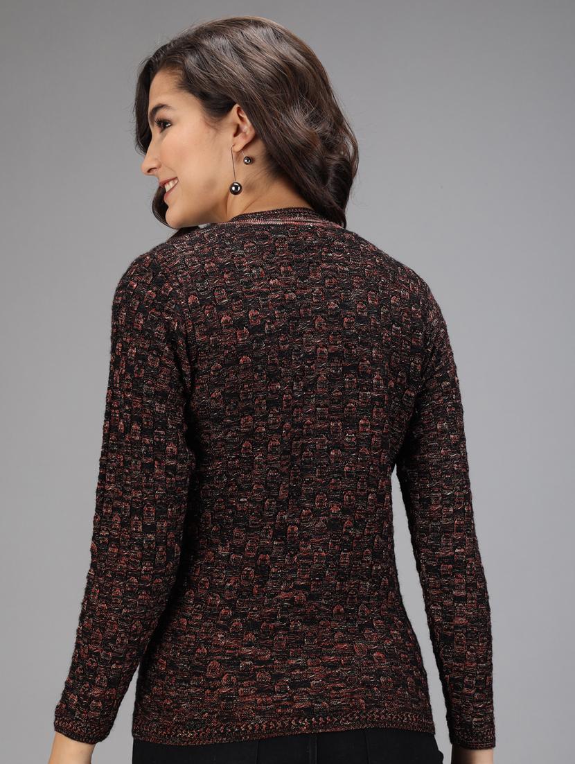 long sleeved solid cardigan - 18396110 - Zoom Image - 3