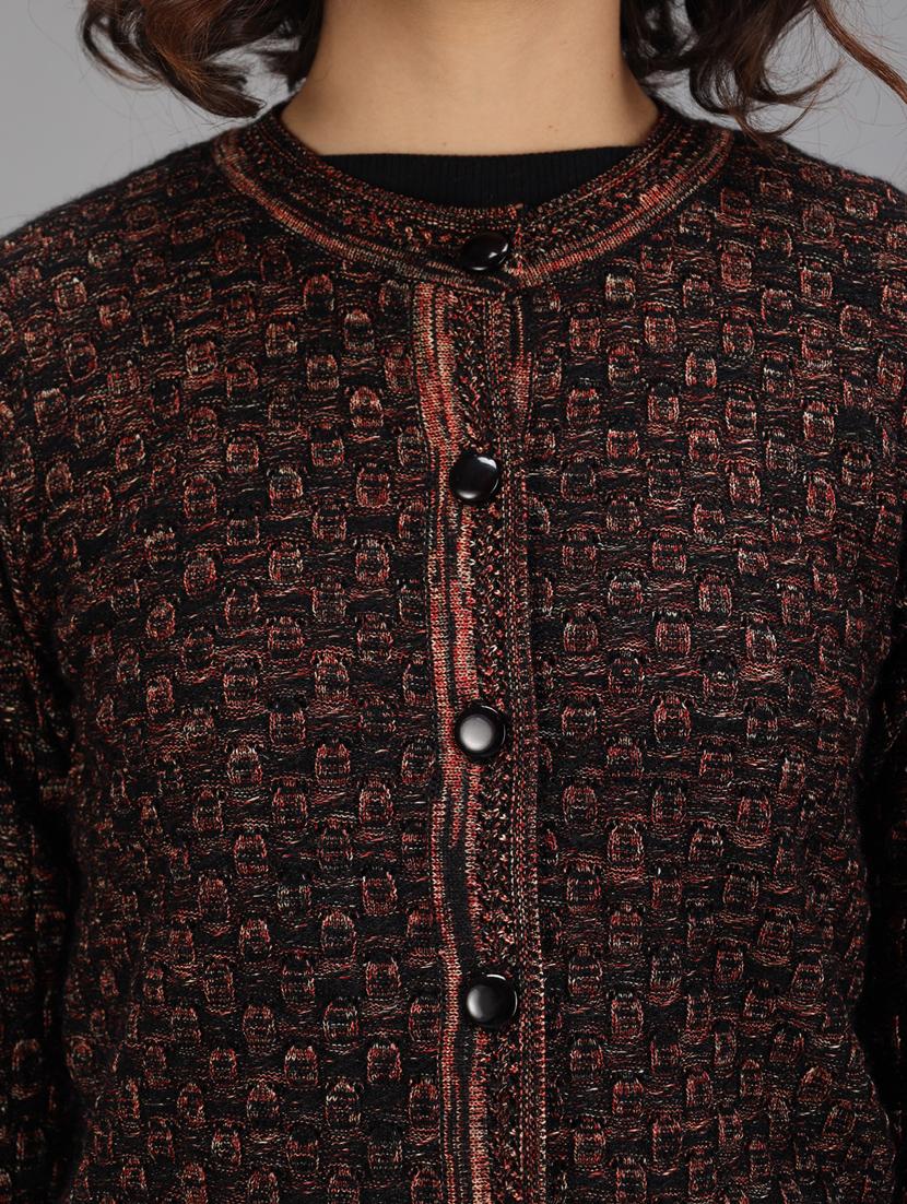 long sleeved solid cardigan - 18396110 - Zoom Image - 5