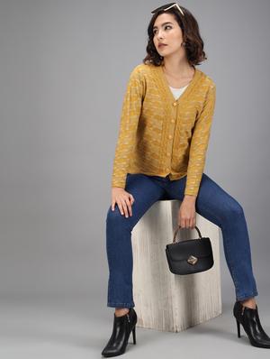 long sleeved printed cardigan - 18396120 - Standard Image - 4