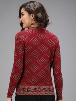 long sleeved printed cardigan - 18396123 - Standard Image - 3