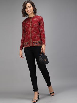 long sleeved printed cardigan - 18396123 - Standard Image - 4