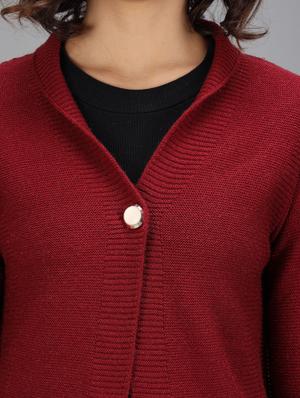 long sleeved solid cardigan - 18396130 - Standard Image - 5
