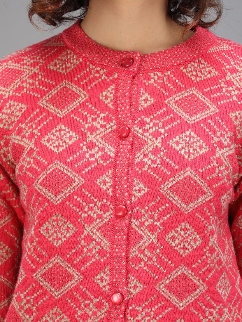 long sleeved printed cardigan - 18396132 - Zoom Image - 5