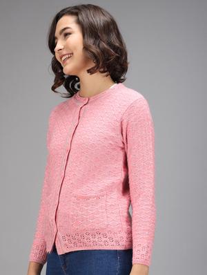 long sleeved solid cardigan - 18396138 - Standard Image - 2