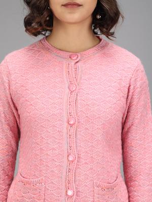 long sleeved solid cardigan - 18396138 - Standard Image - 5