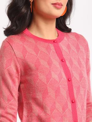 long sleeved solid cardigan - 18396150 - Standard Image - 4