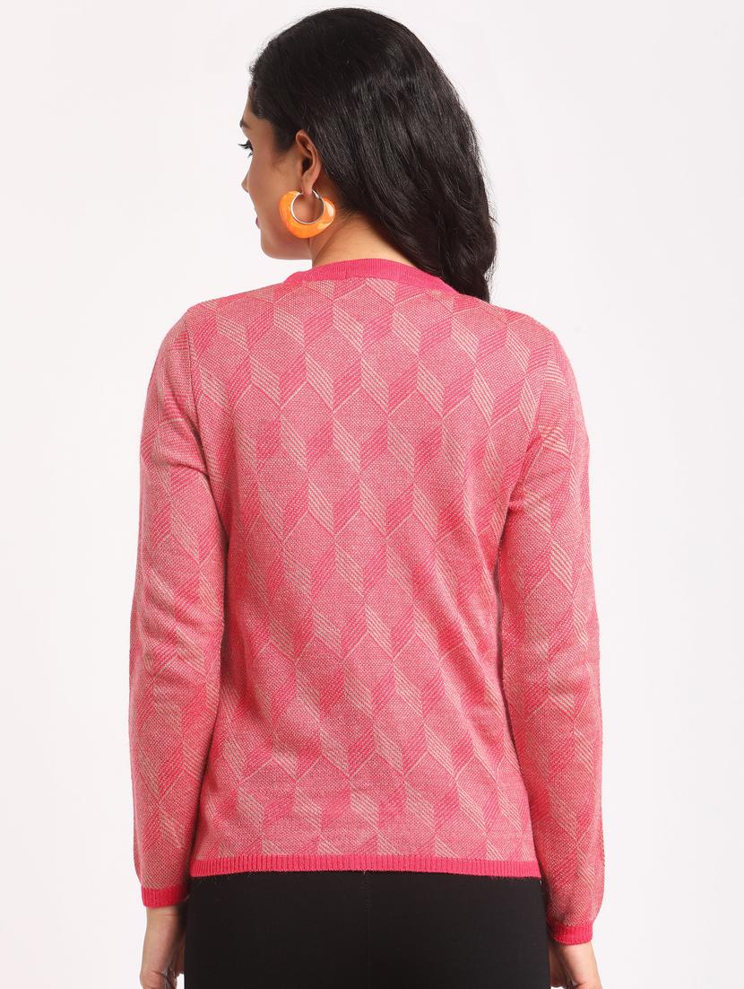 long sleeved solid cardigan - 18396150 - Zoom Image - 3