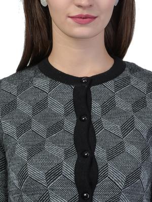 long sleeved printed cardigan - 18396151 - Standard Image - 5