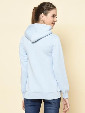 hooded neck printed sweatshirt - 18396221 - Standard Image - 4
