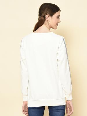 round neck printed sweatshirt - 18396224 - Standard Image - 3