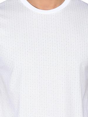 white printed t-shirt - 18396322 - Standard Image - 4