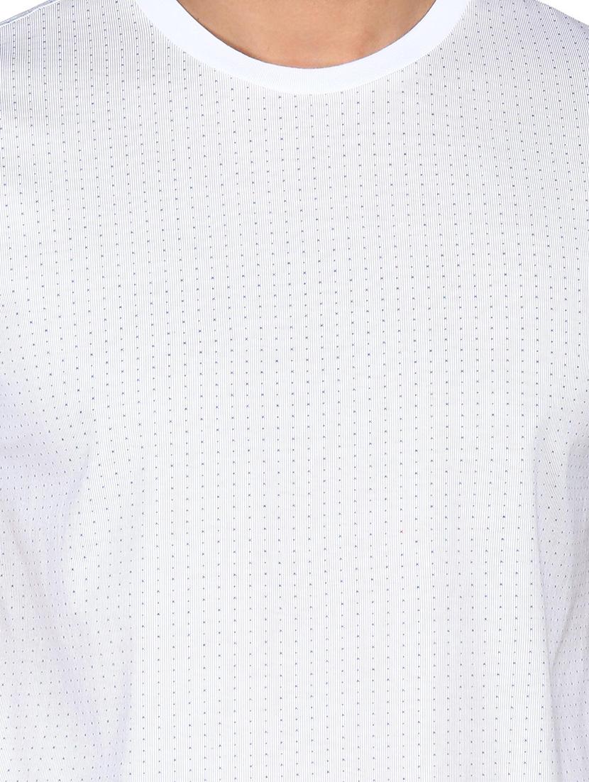 white printed t-shirt - 18396322 - Zoom Image - 4