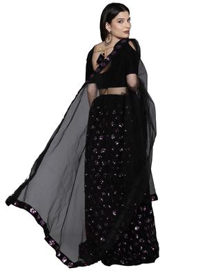 sequined a-line lehenga - 18396645 - Standard Image - 4