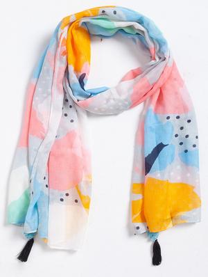 white viscose scarf - 18396955 - Standard Image - 2