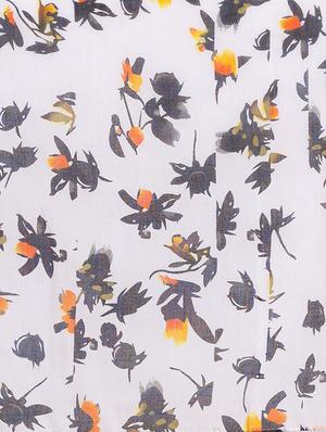 white viscose scarf - 18396957 - Standard Image - 4