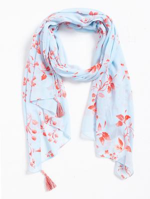 blue viscose scarf - 18396960 - Standard Image - 2