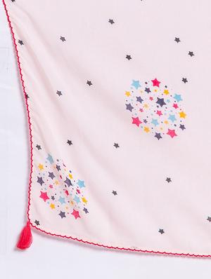 pink printed scarf - 18396963 - Standard Image - 4