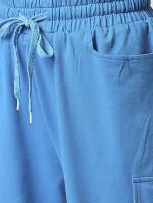 drawstring waist solid jogger - 18397133 - Standard Image - 5