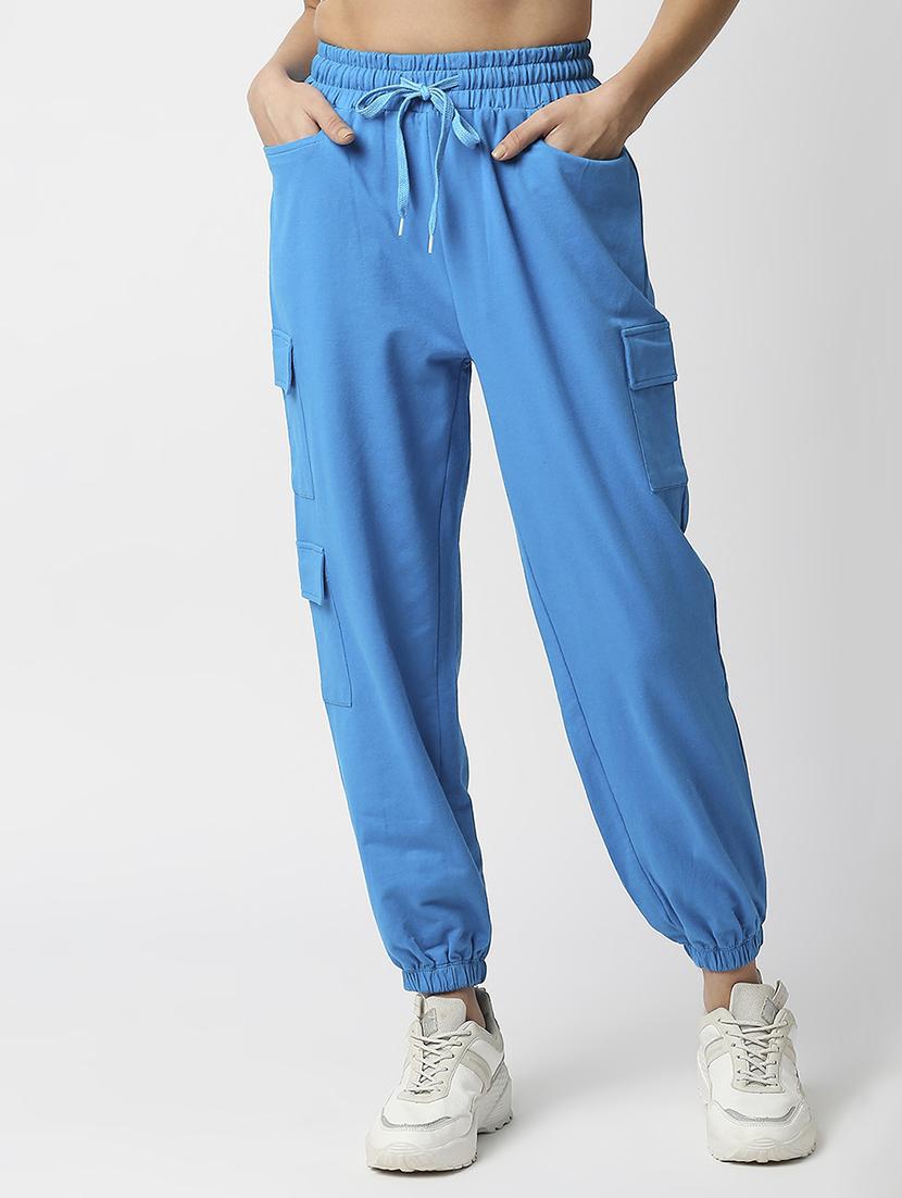 drawstring waist solid jogger - 18397133 - Zoom Image - 1