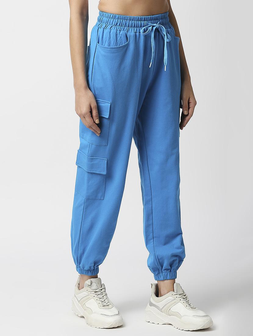drawstring waist solid jogger - 18397133 - Zoom Image - 2