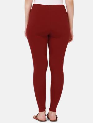 mid rise solid legging - 18397134 - Standard Image - 3